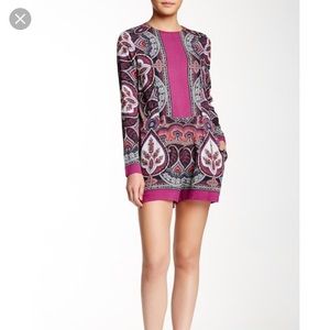 Nicole Miller  printed romper